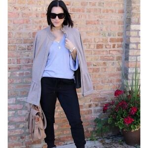 Cabi Weekend Topper Zip Up Jacket 3543 Tan Ladies Medium